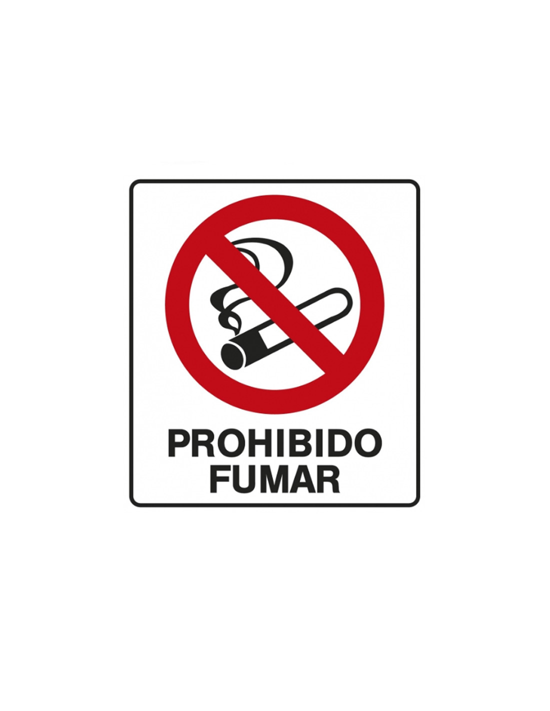 Cartel Prohibido Fumar 40 X 45 Cm Varios Modelos Oferta!!!